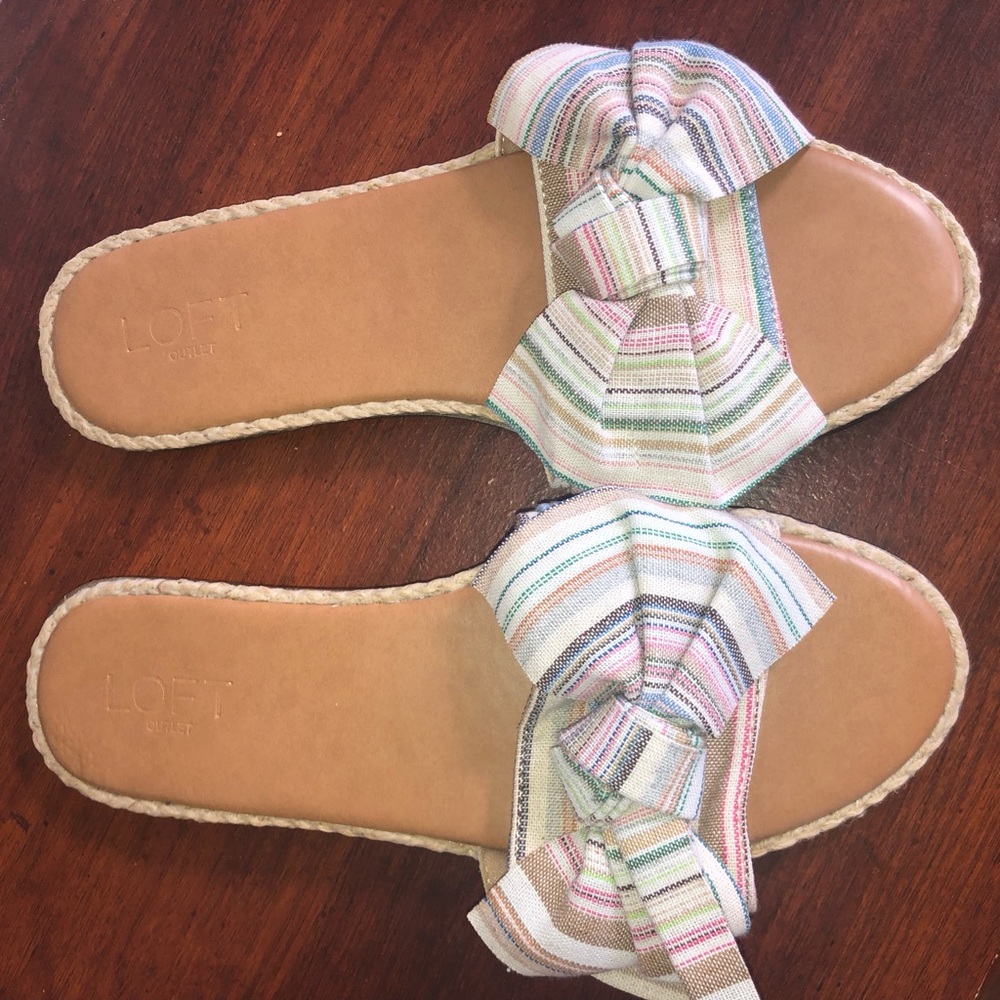 Loft sandal slides 8
